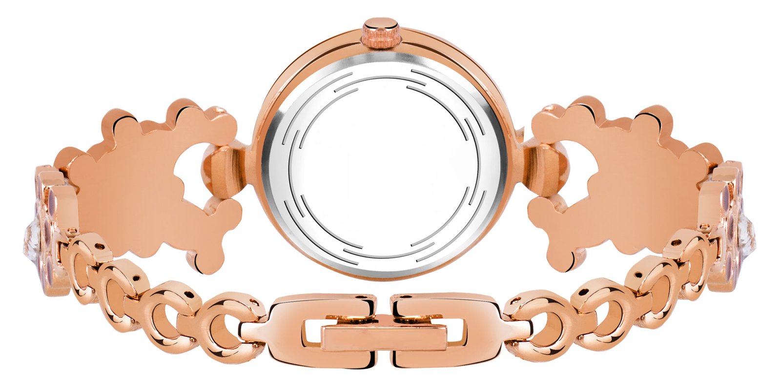 Rose Gold Brass Designer Analog Watch For Women LR256