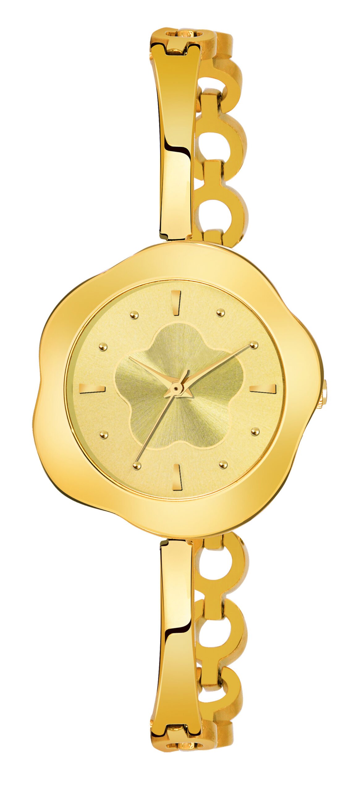 Gold Brass Designer Analog Watch For Women LR262