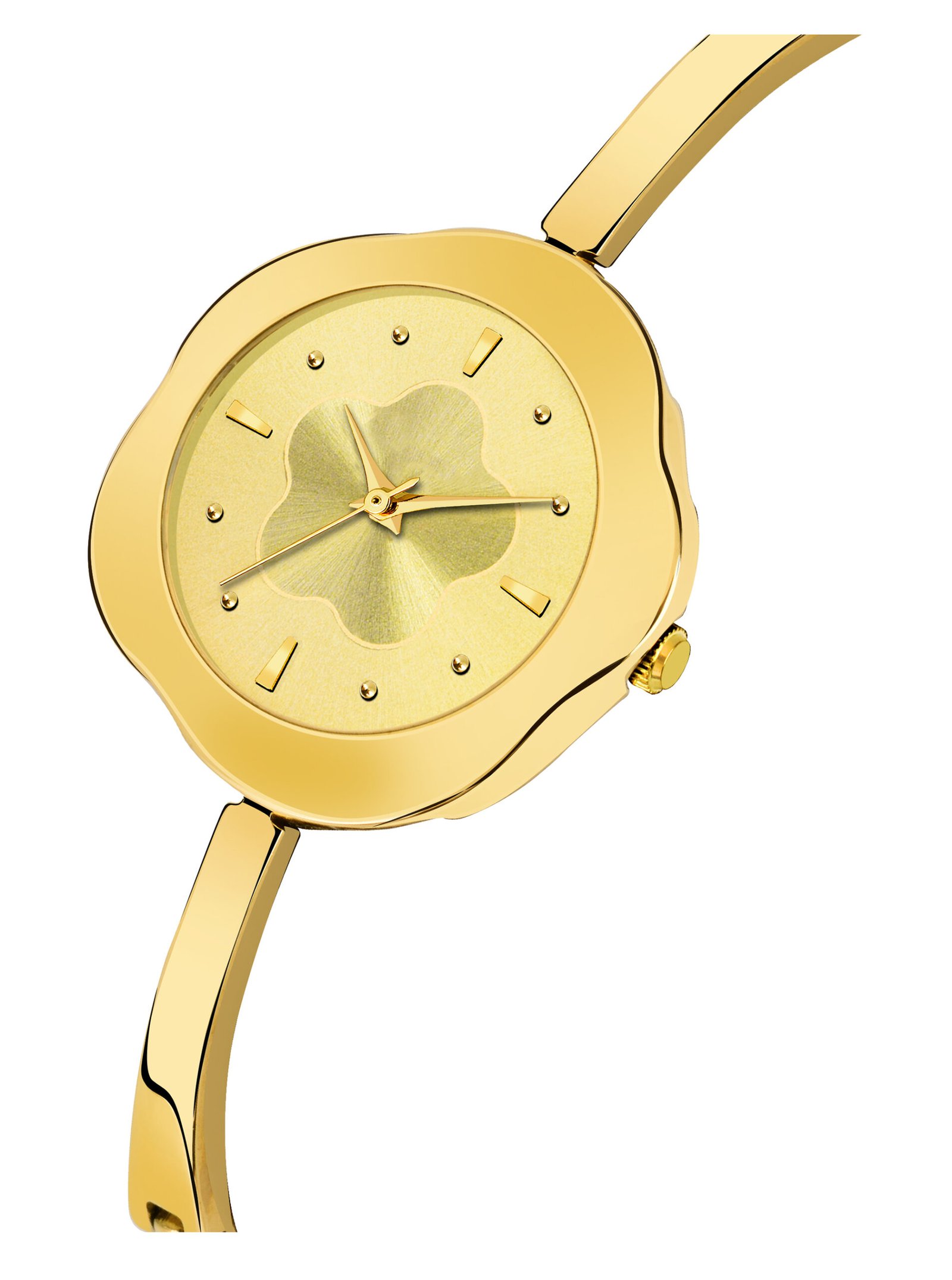 Gold Brass Designer Analog Watch For Women LR262