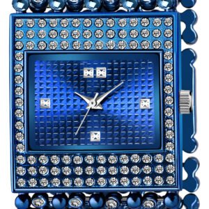 Blue Square Braclet Analog Watch For Women LR290