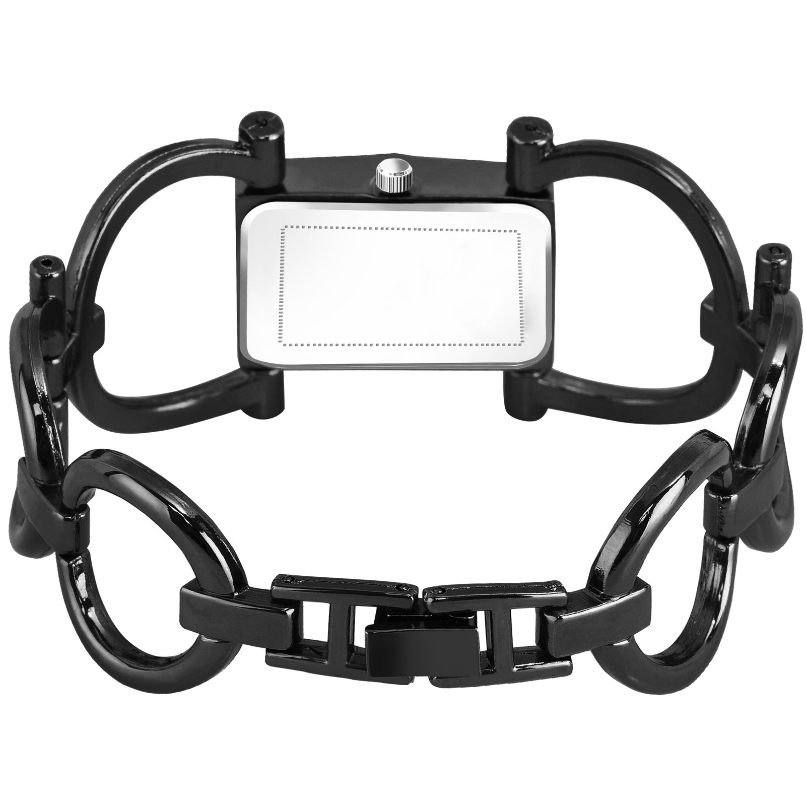 Black Trending Square Braclet Analog Watch For Women LR292