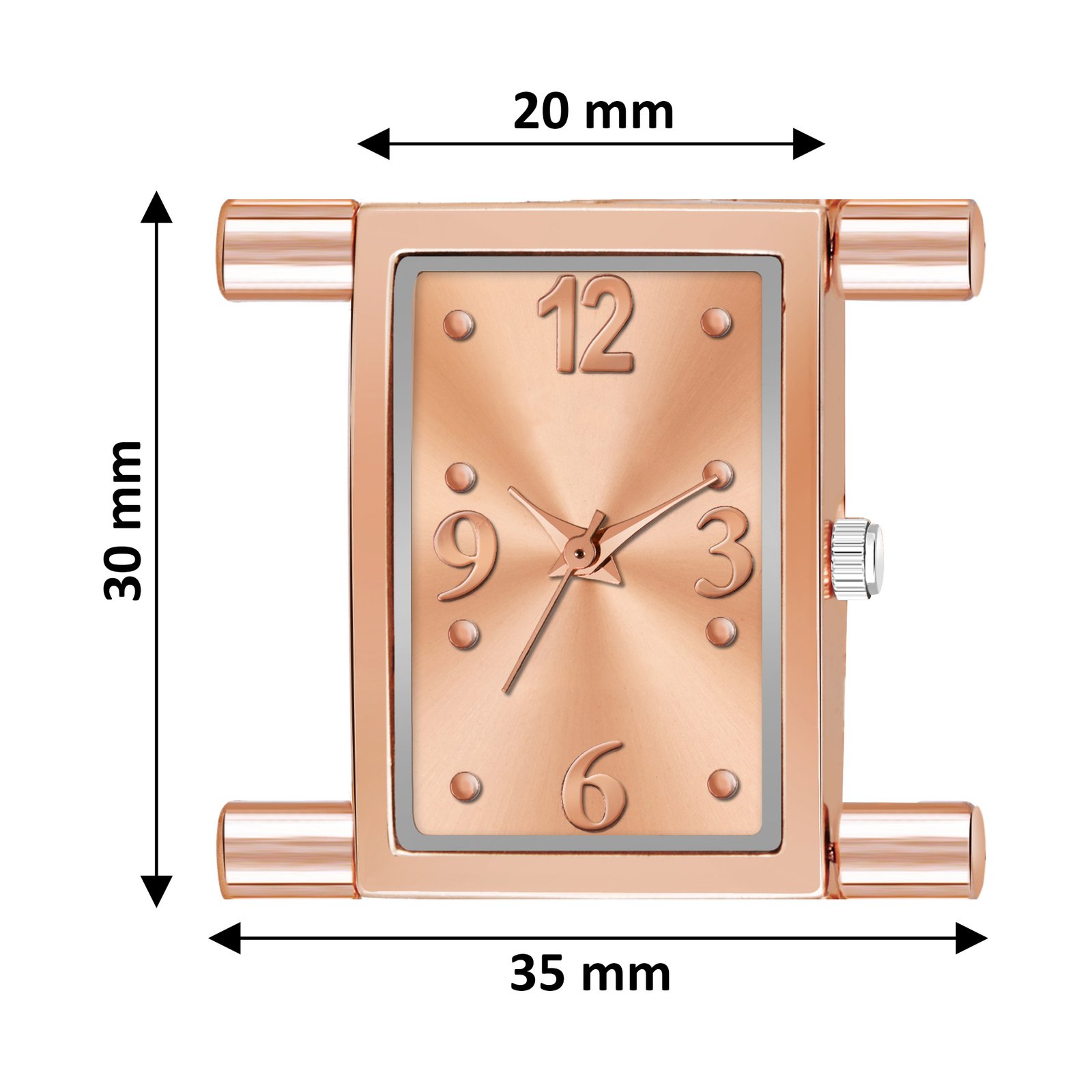Rose Gold Trending Square Braclet Analog Watch For Women LR293