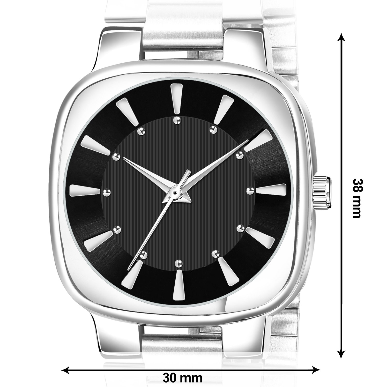 Black Professional Analog Watch For Women LR298