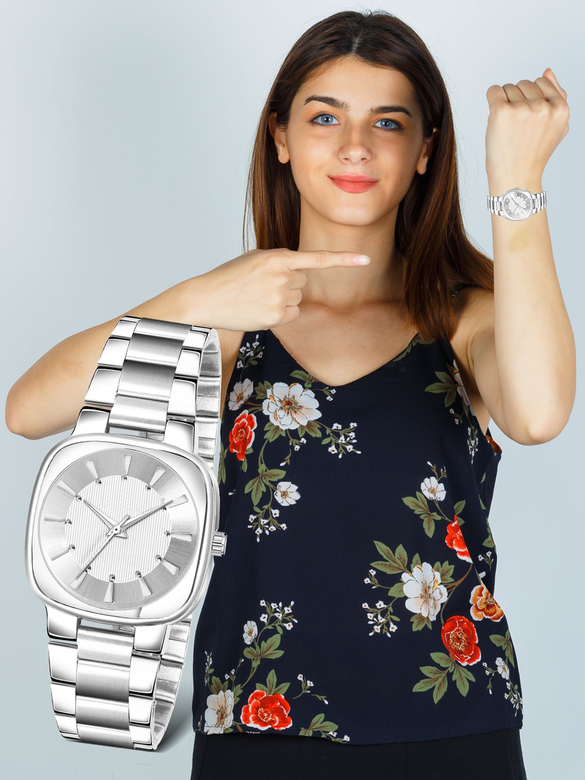 White Professional Analog Watch For Women LR299
