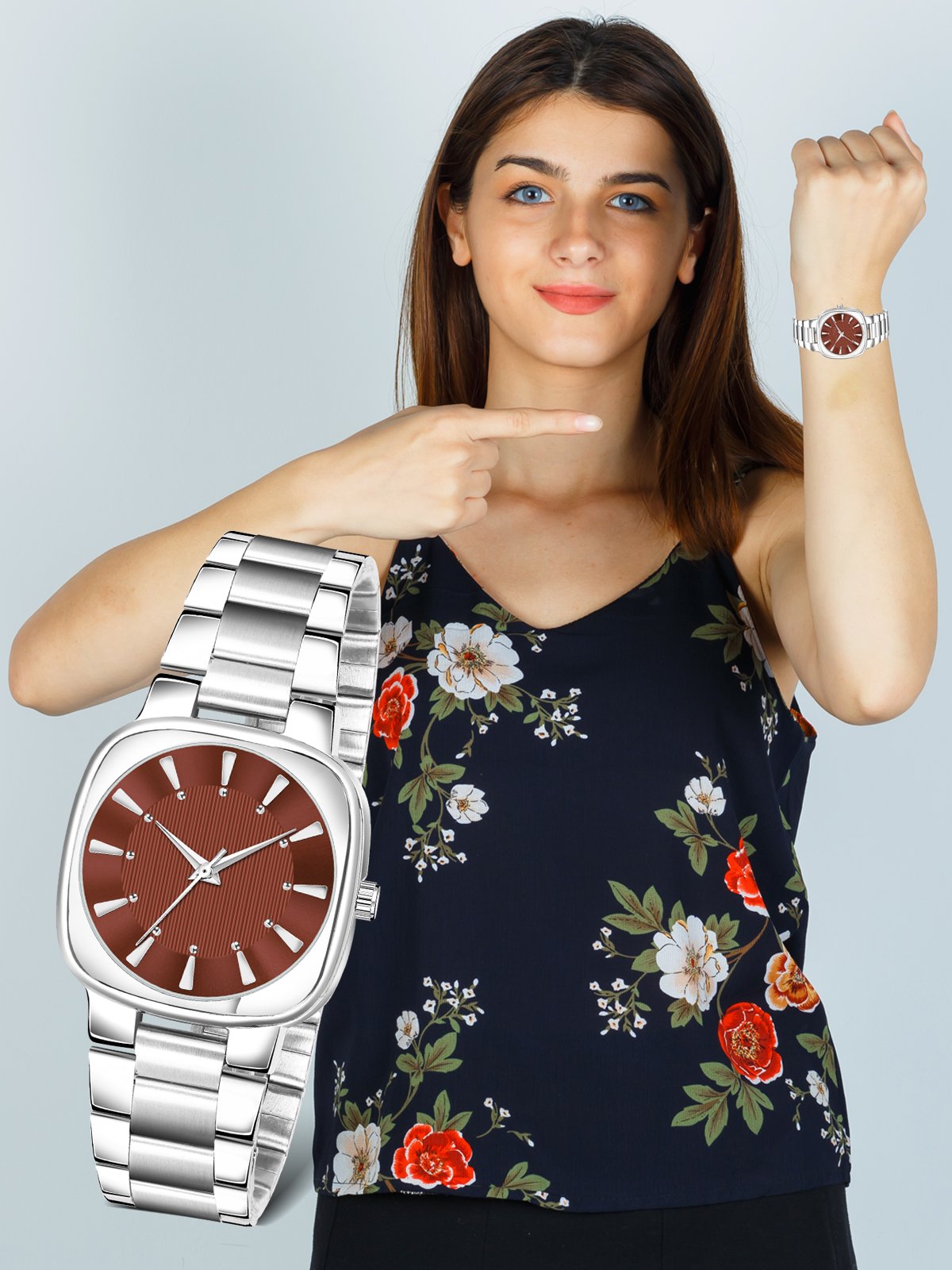 Brown Professional Analog Watch For Women LR303
