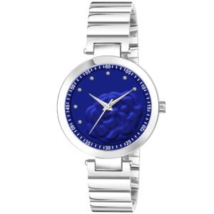Blue Fancy Analog Watch For Women LR316