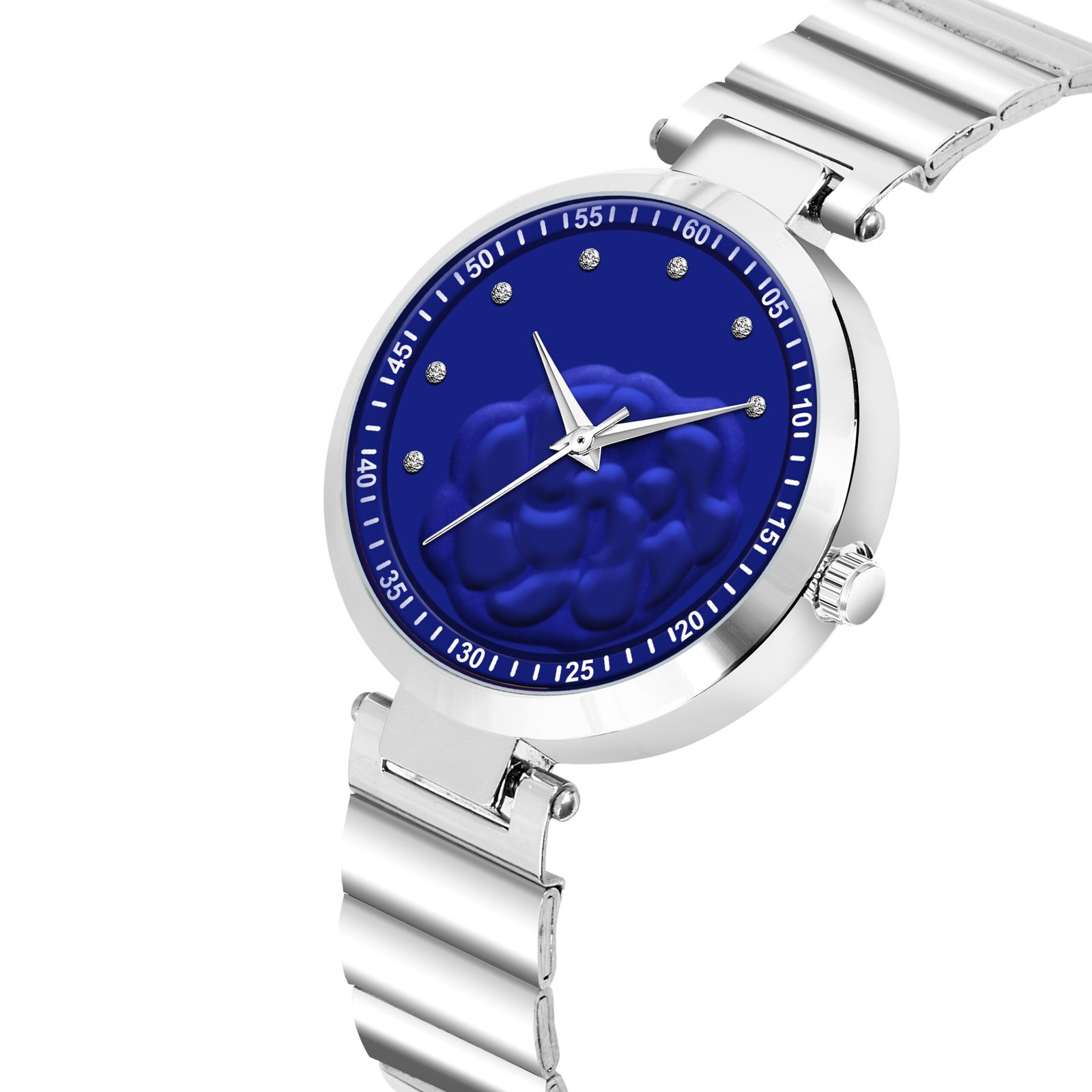 Blue Fancy Analog Watch For Women LR316