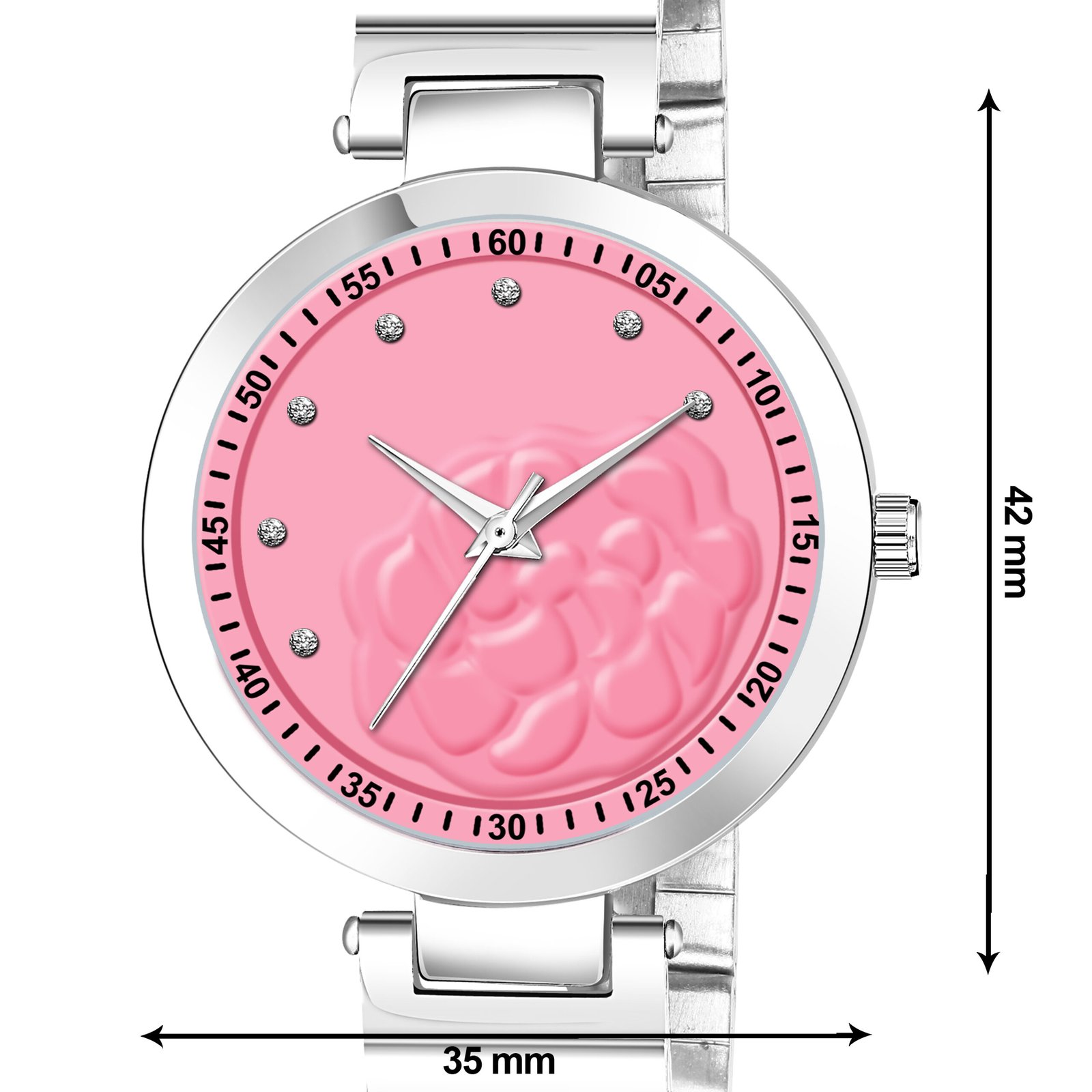 Pink Fancy Analog Watch For Women LR318