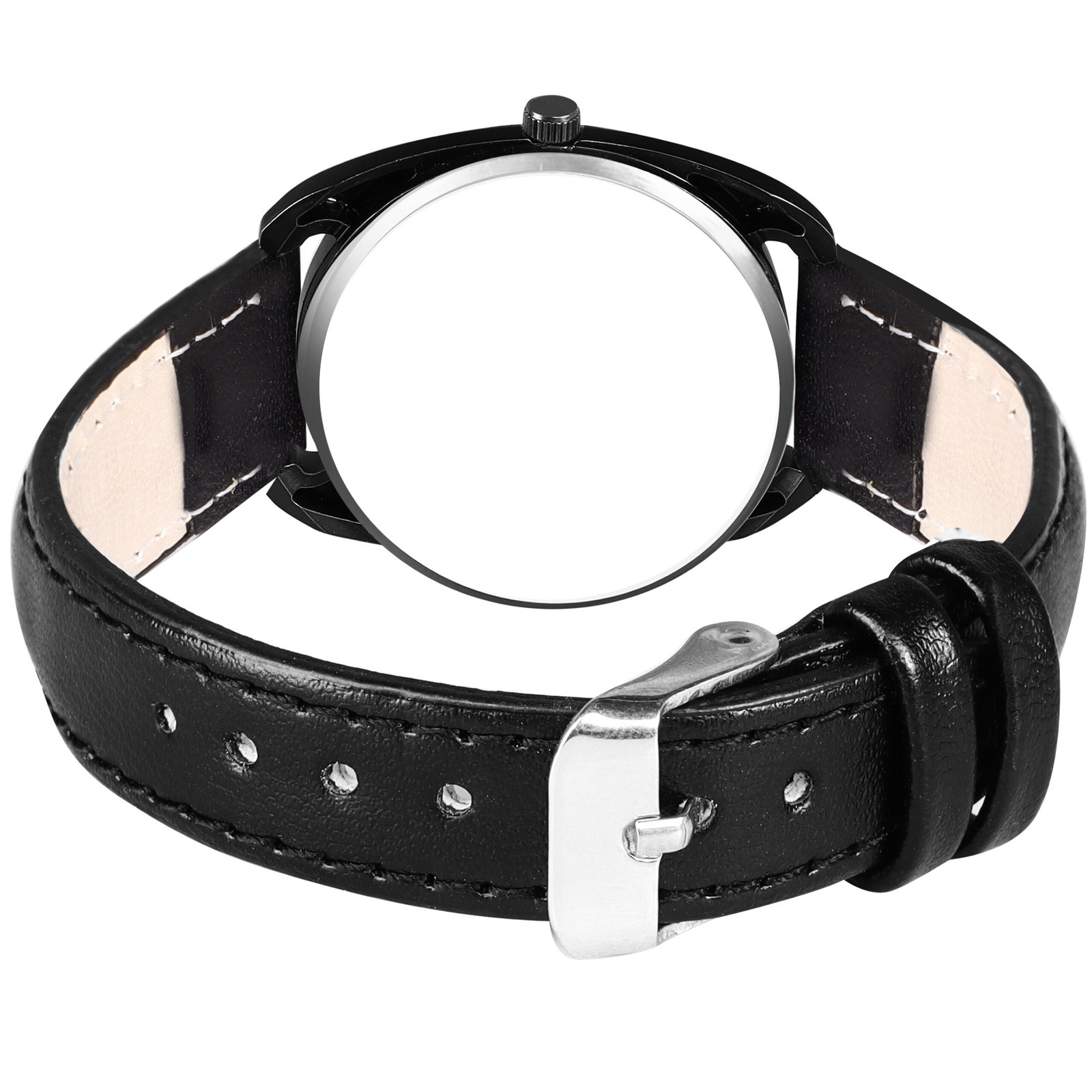 Black Fancy Casual Watch For Women LR322