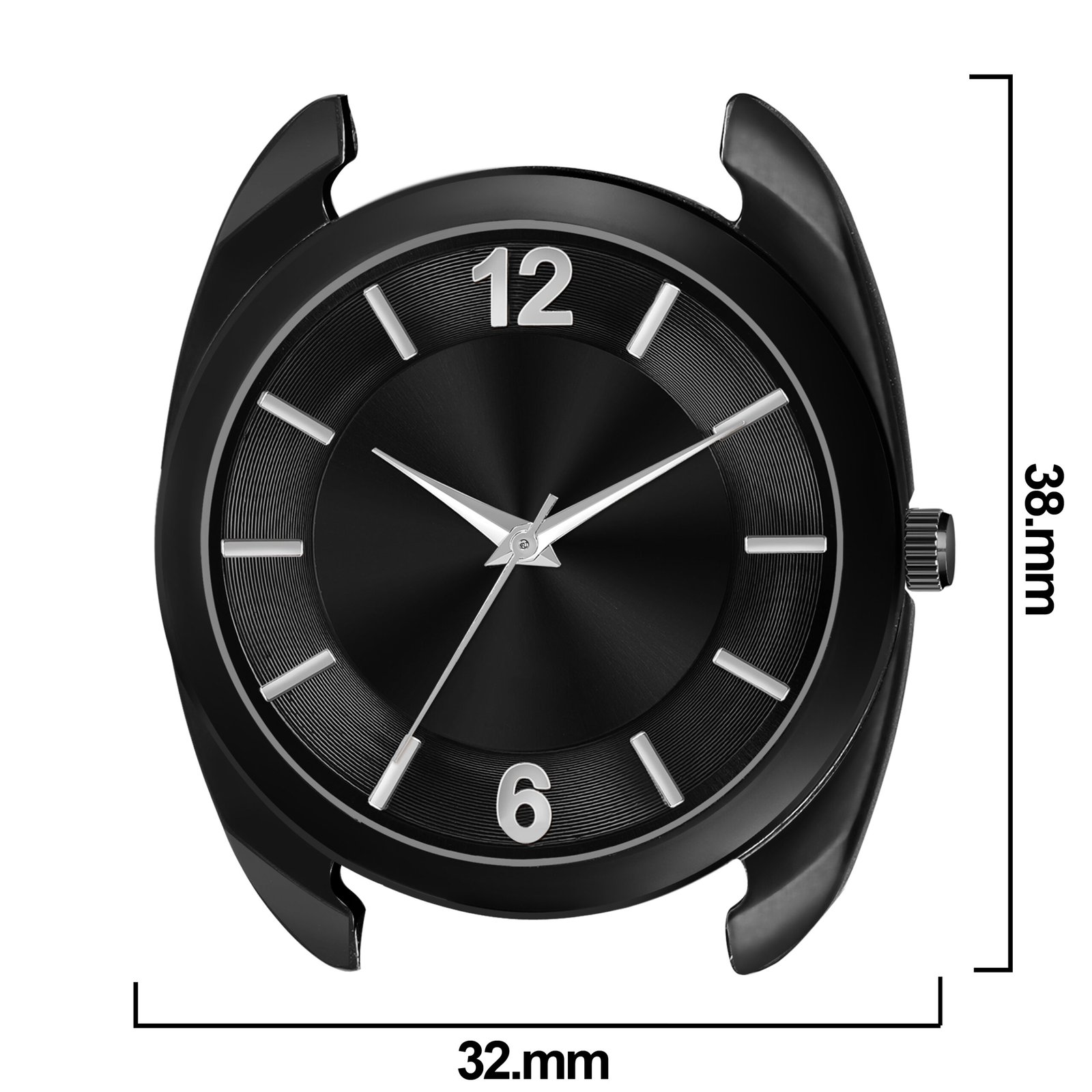 Black Fancy Casual Watch For Women LR323