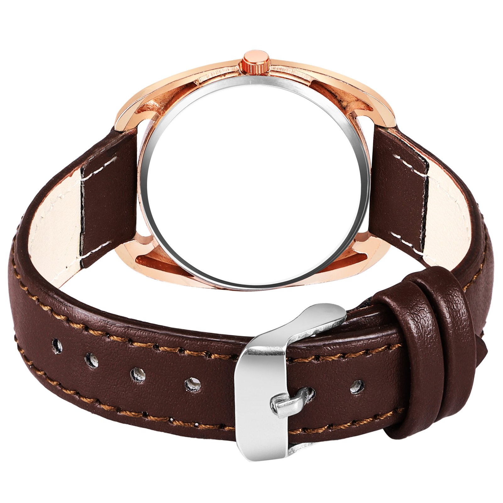 Brown Fancy Casual Watch For Women LR324