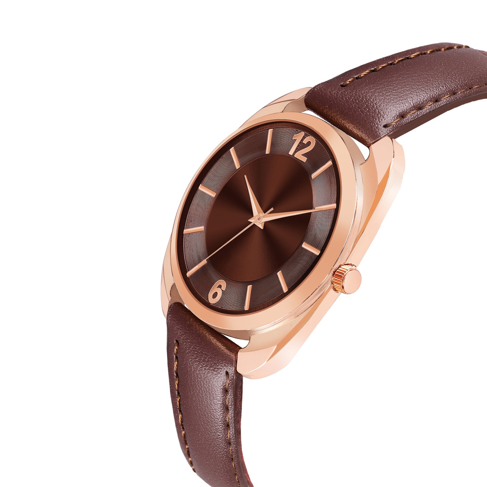 Brown Fancy Casual Watch For Women LR324