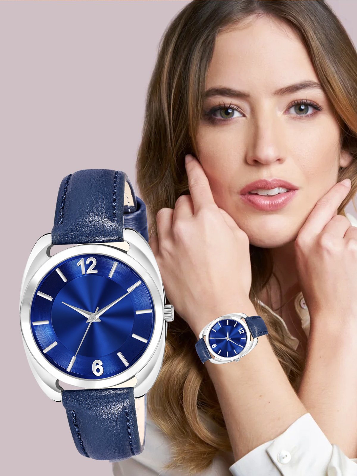 Blue Fancy Casual Watch For Women LR327