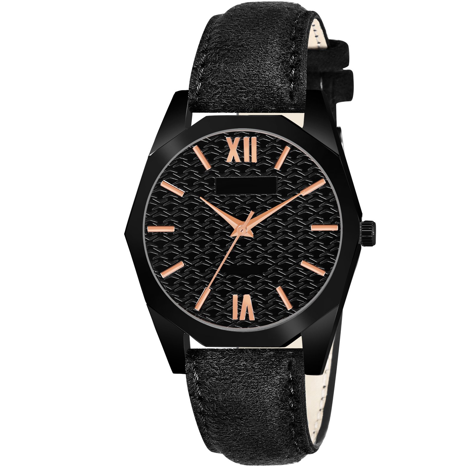 Black Fancy Casual Watch For Women LR328