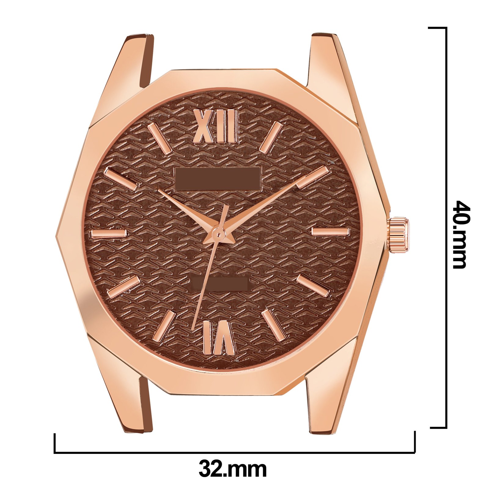 Brown Fancy Casual Watch For Women LR330