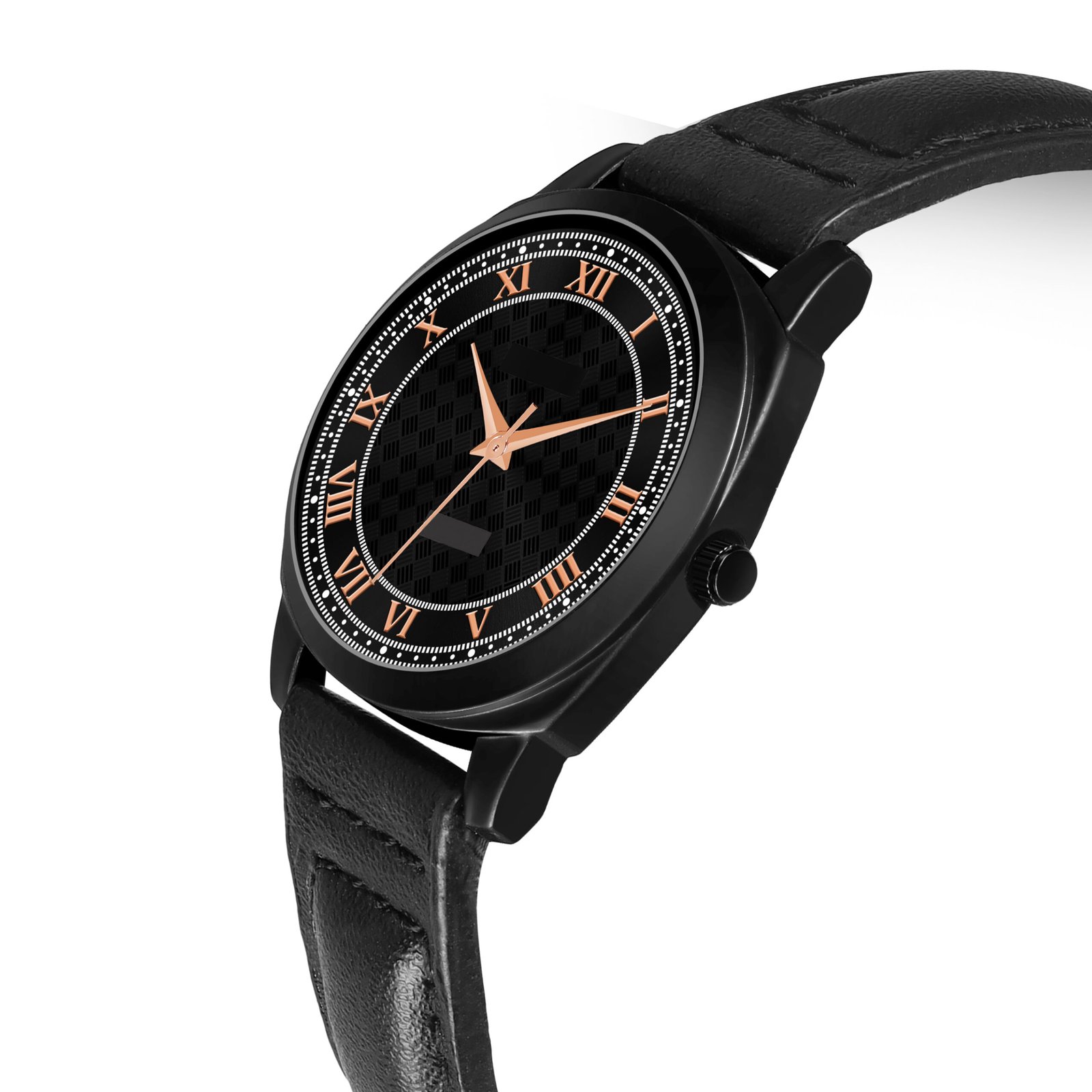 Black Fancy Casual Watch For Women LR334