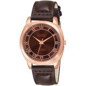 Brown Fancy Casual Watch For Women LR336