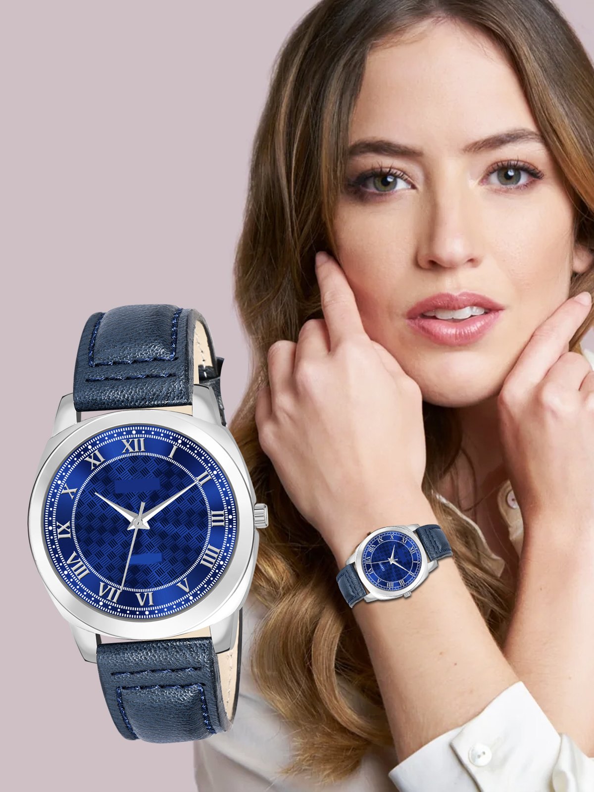 Blue Fancy Casual Watch For Women LR339