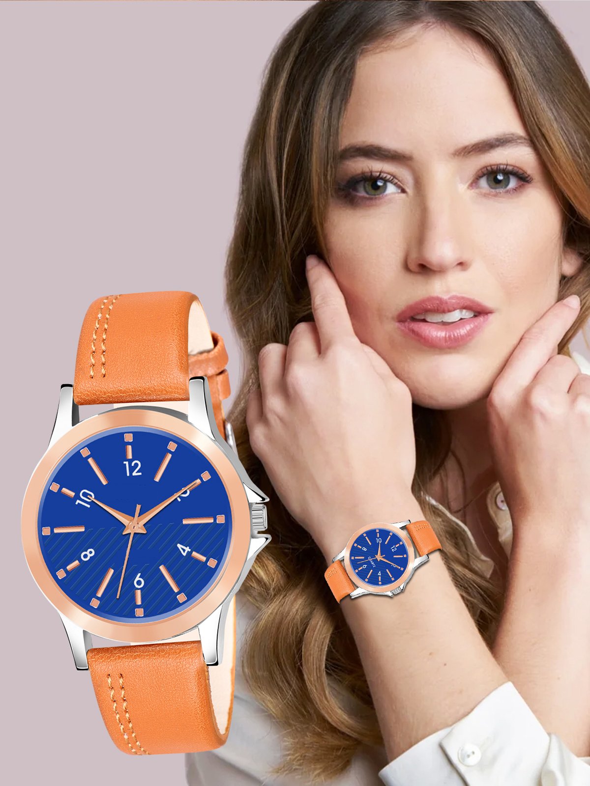Blue Fancy Casual Watch For Women LR342