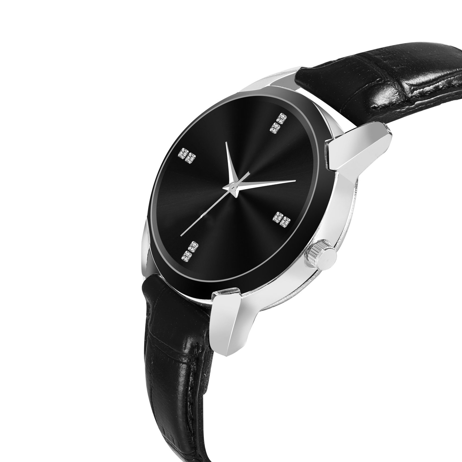 Black Fancy Casual Watch For Women LR343