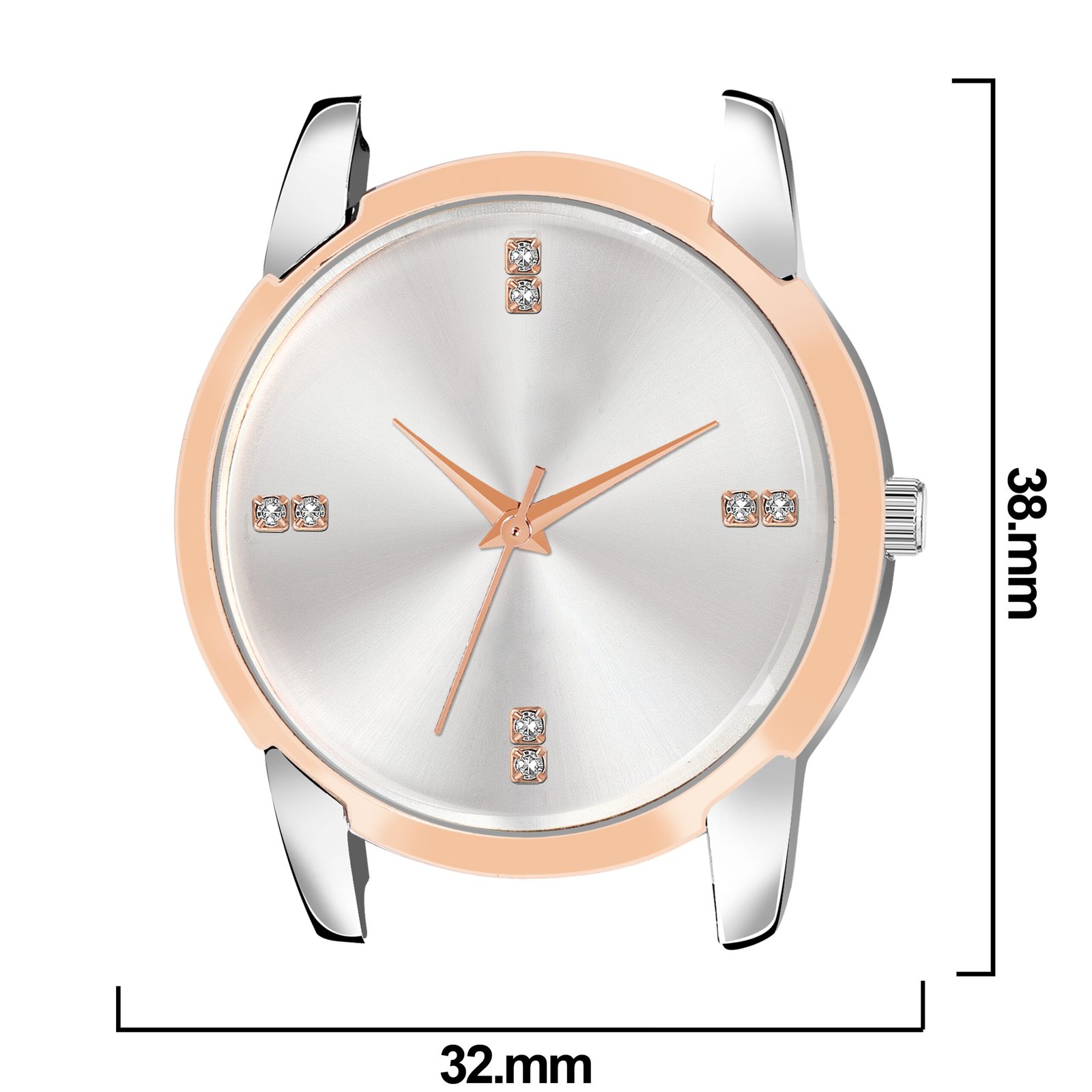 Silver Fancy Casual Watch For Women LR344