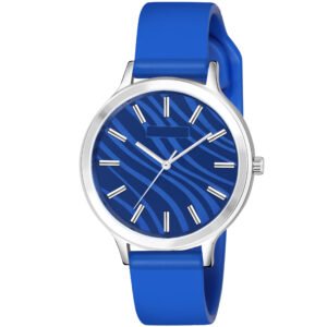 Blue Stylish Dial Analog Watch For Women LR346