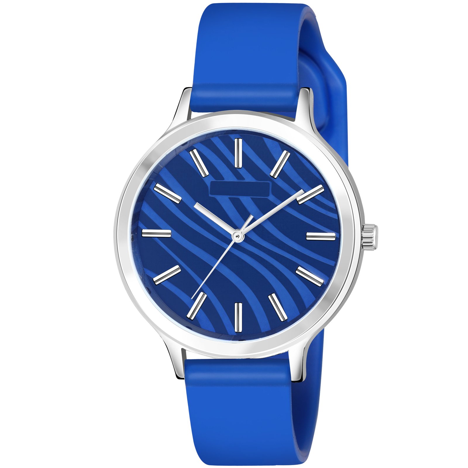 Blue Stylish Dial Analog Watch For Women LR346