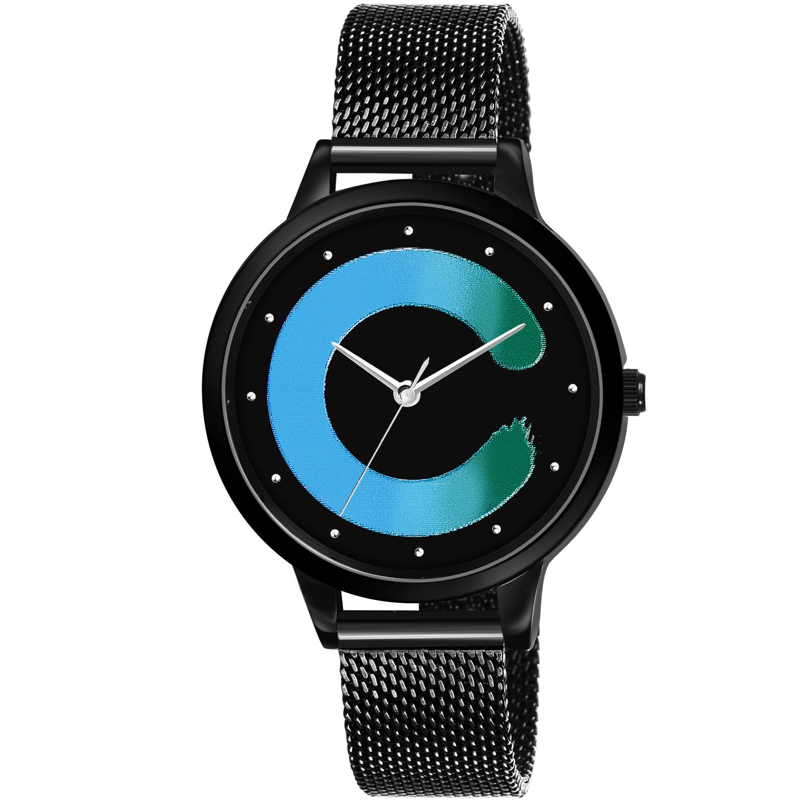 Blue Stylish Dial Analog Watch For Women LR352