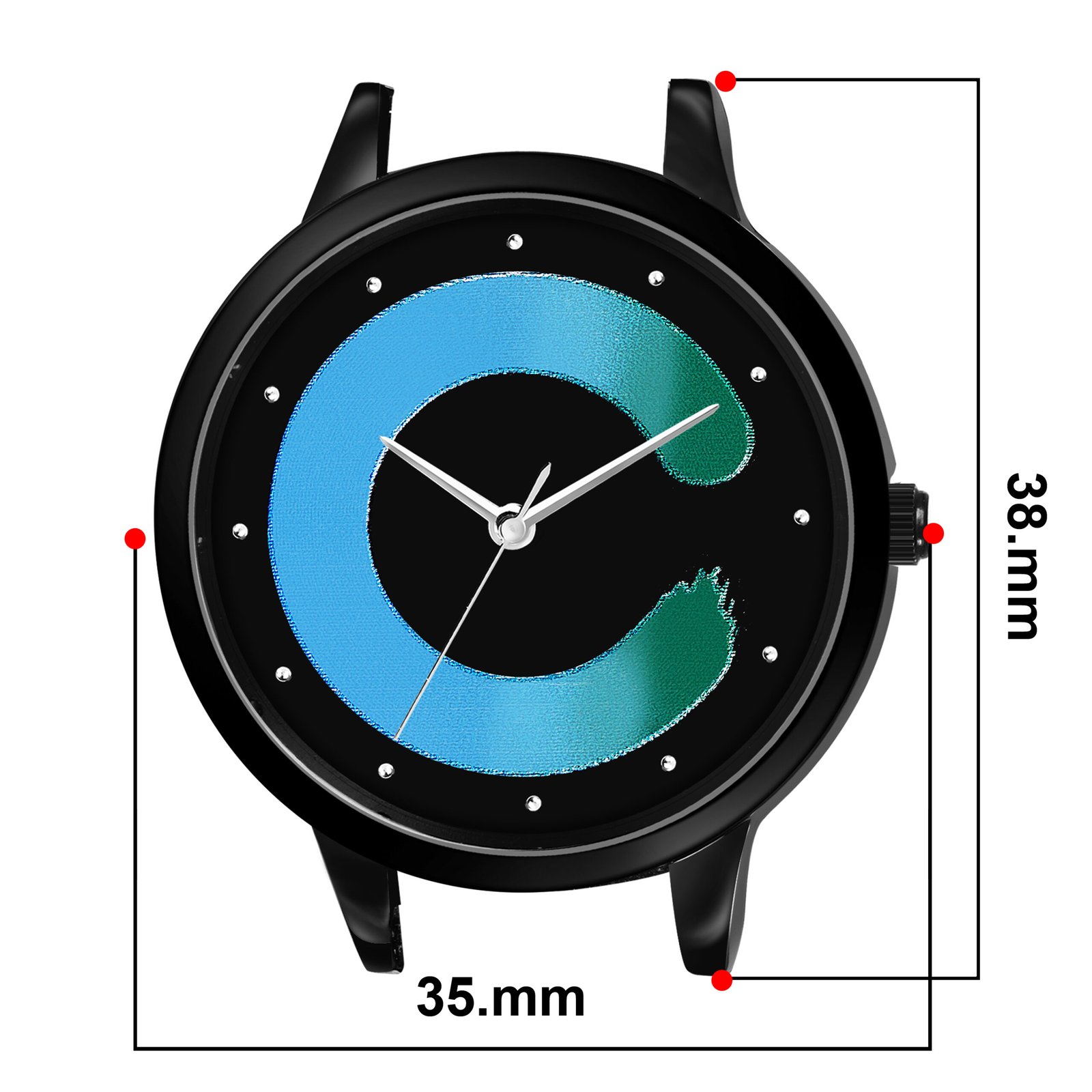 Blue Stylish Dial Analog Watch For Women LR352