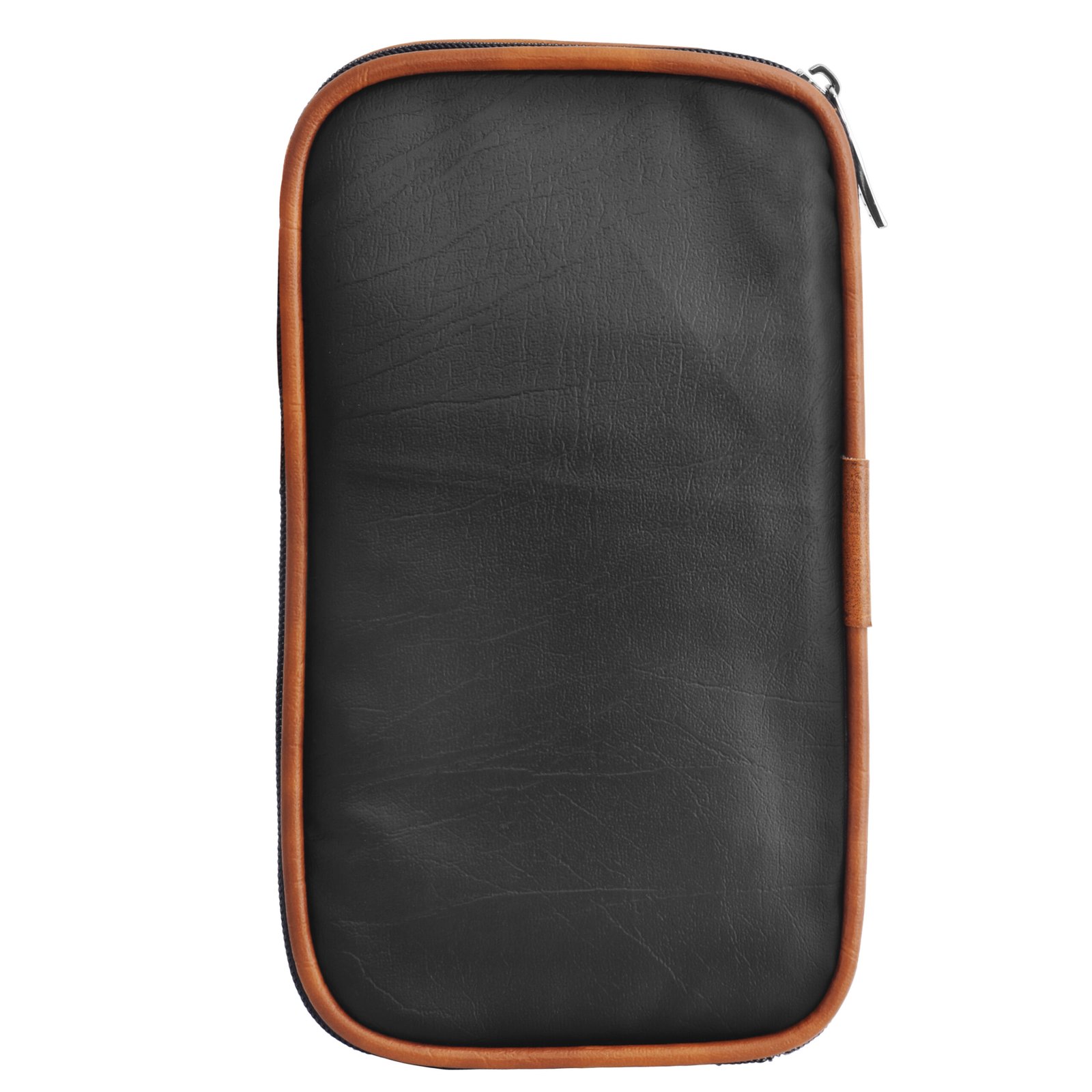 Black & Tan Faux Leather Family Passport Organizer OG04