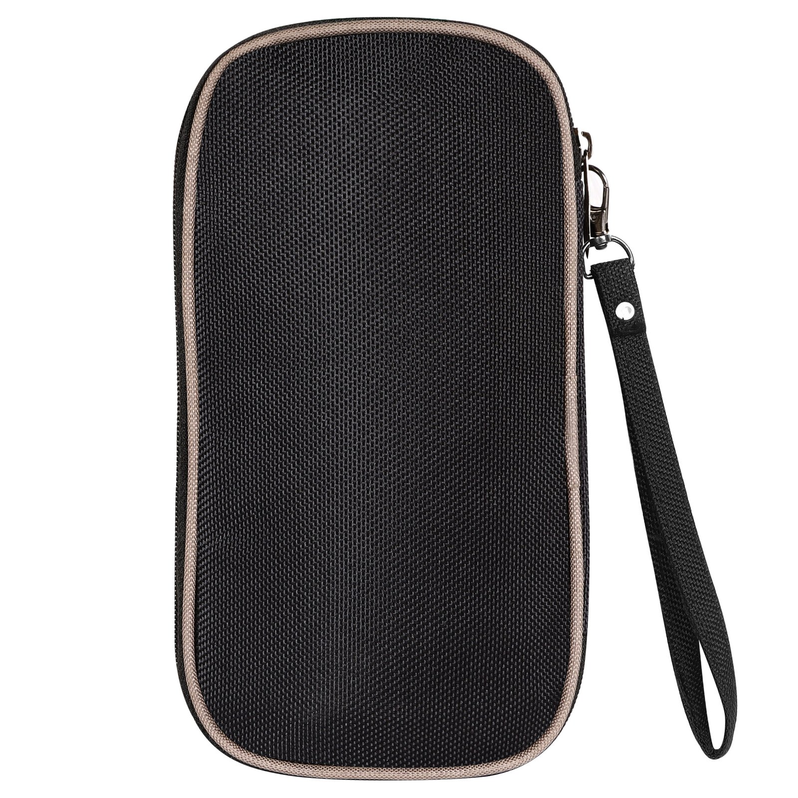 Black & Grey PVC Coated Matty Fabric Family Passport Organizer OG13