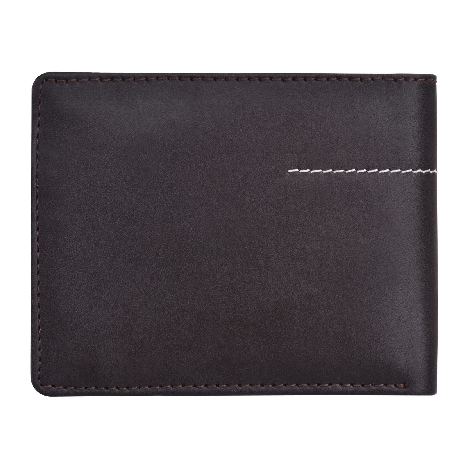Brown Designer Bi-Fold Faux Leather 3 ATM Card Slots Wallet For Men WL41