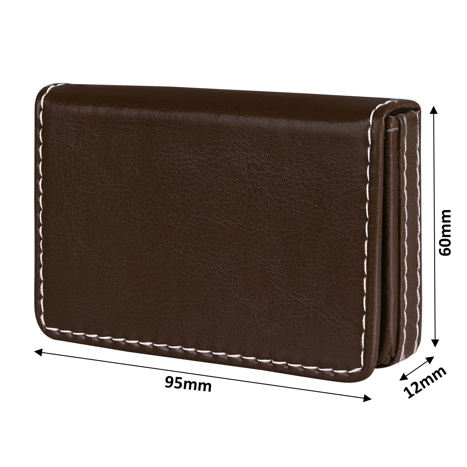 Brown Small Pocket Sized ID, Credit-Debit Card Holder WL612