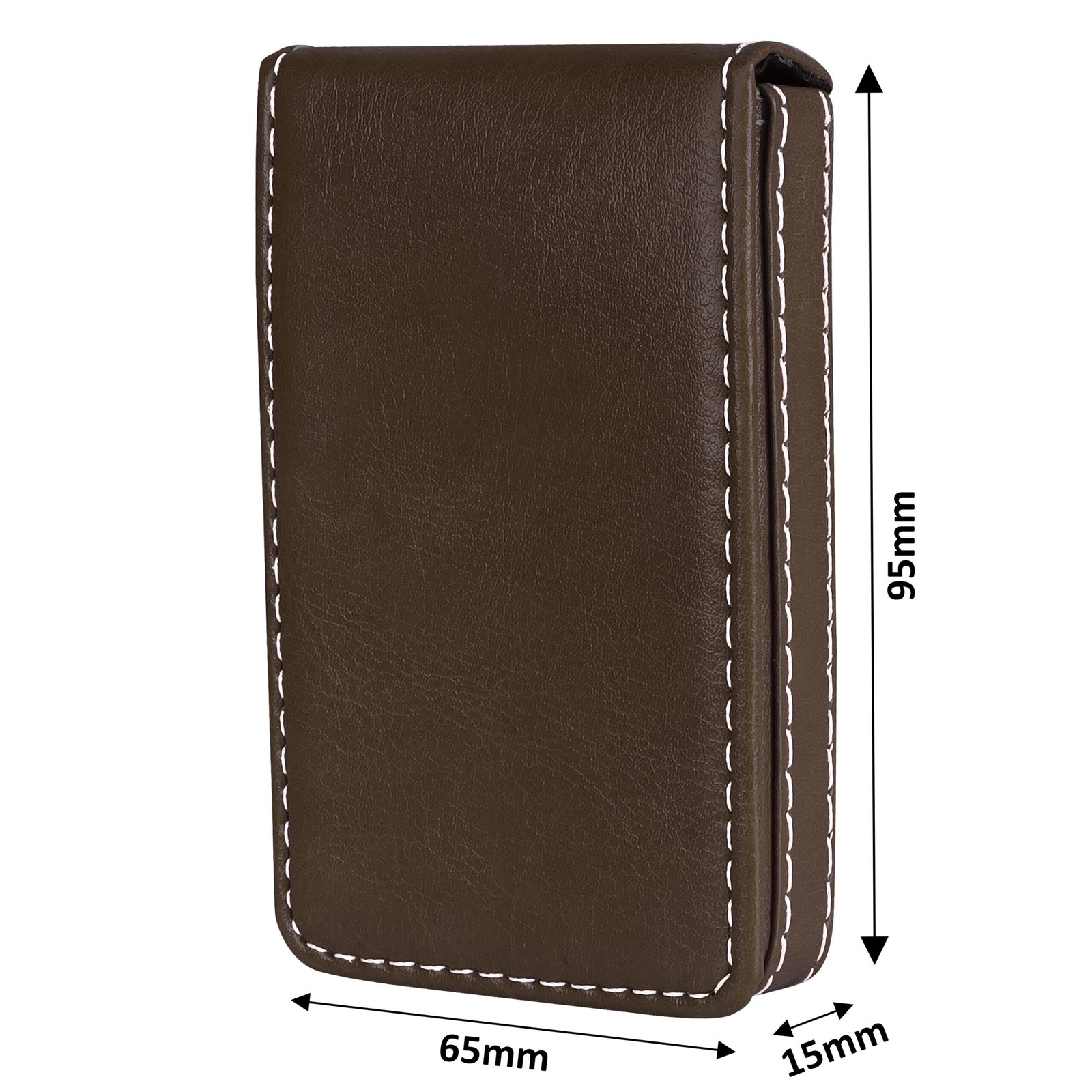Brown Small Pocket Sized ID, Credit-Debit Card Holder WL615