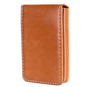Tan Small Pocket Sized ID, Credit-Debit Card Holder WL616