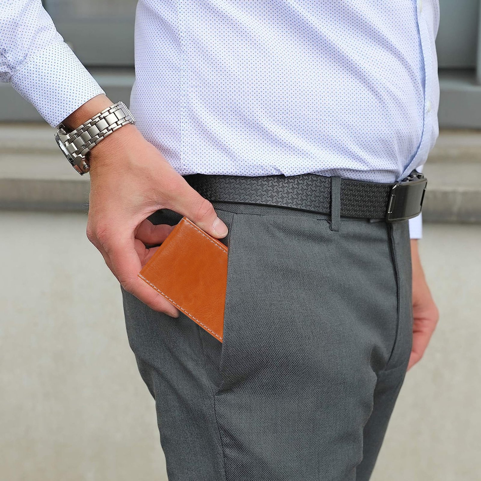 Tan Small Pocket Sized ID, Credit-Debit Card Holder WL616