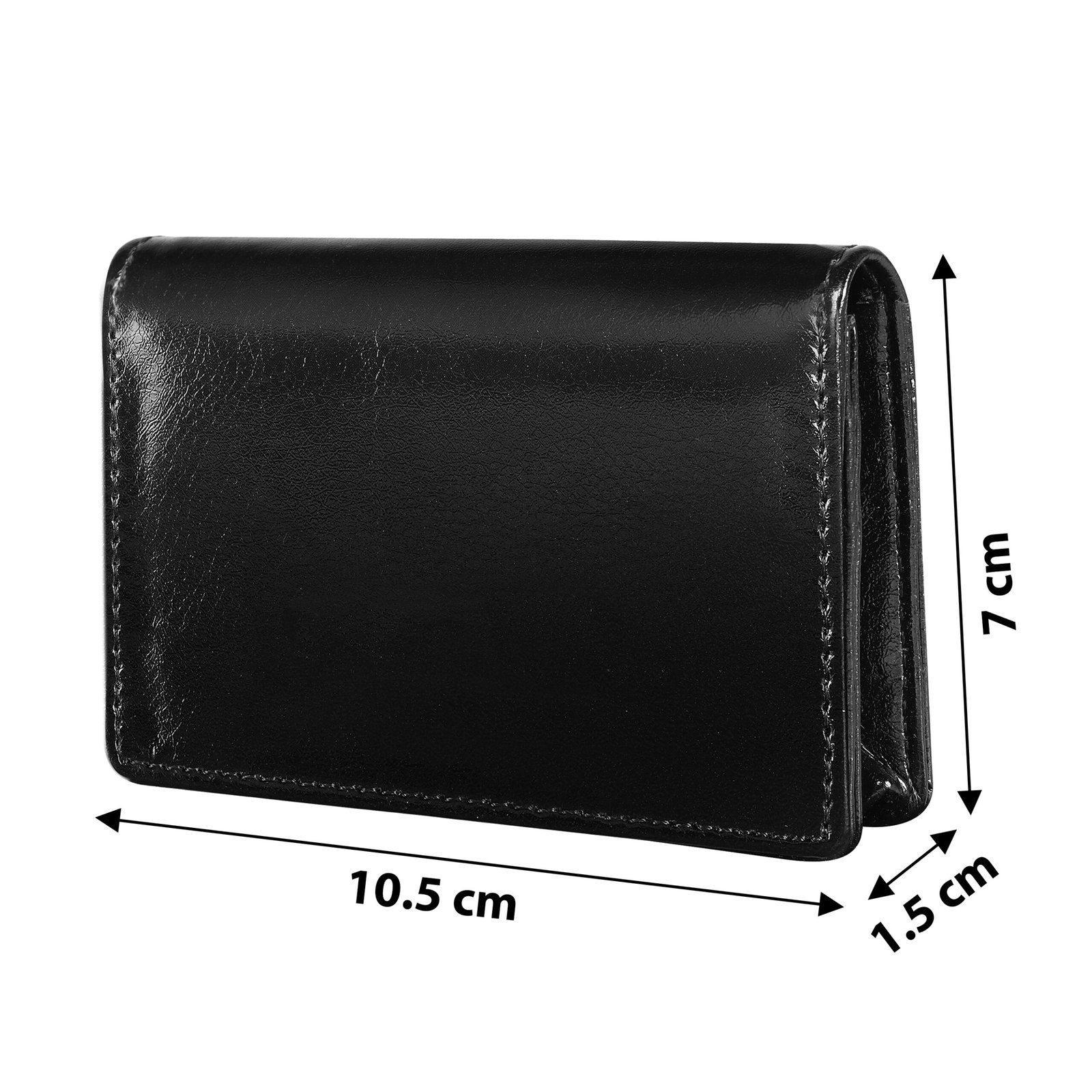 Black Mini Wallet For ID, Credit-Debit Card Holder WL629