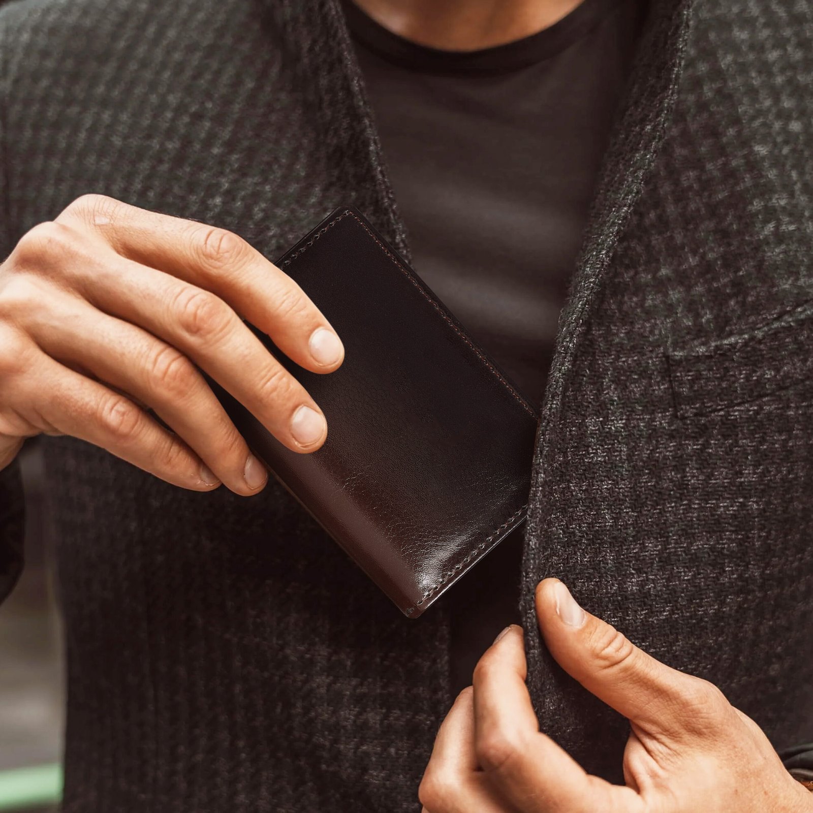 Brown Mini Wallet For ID, Credit-Debit Card Holder WL630