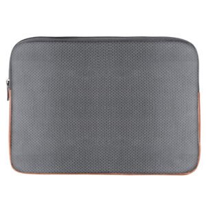 Laptop Sleeve for 15.6″ – Grey & Tan (LS04), Zipper, Water Repellent LS04