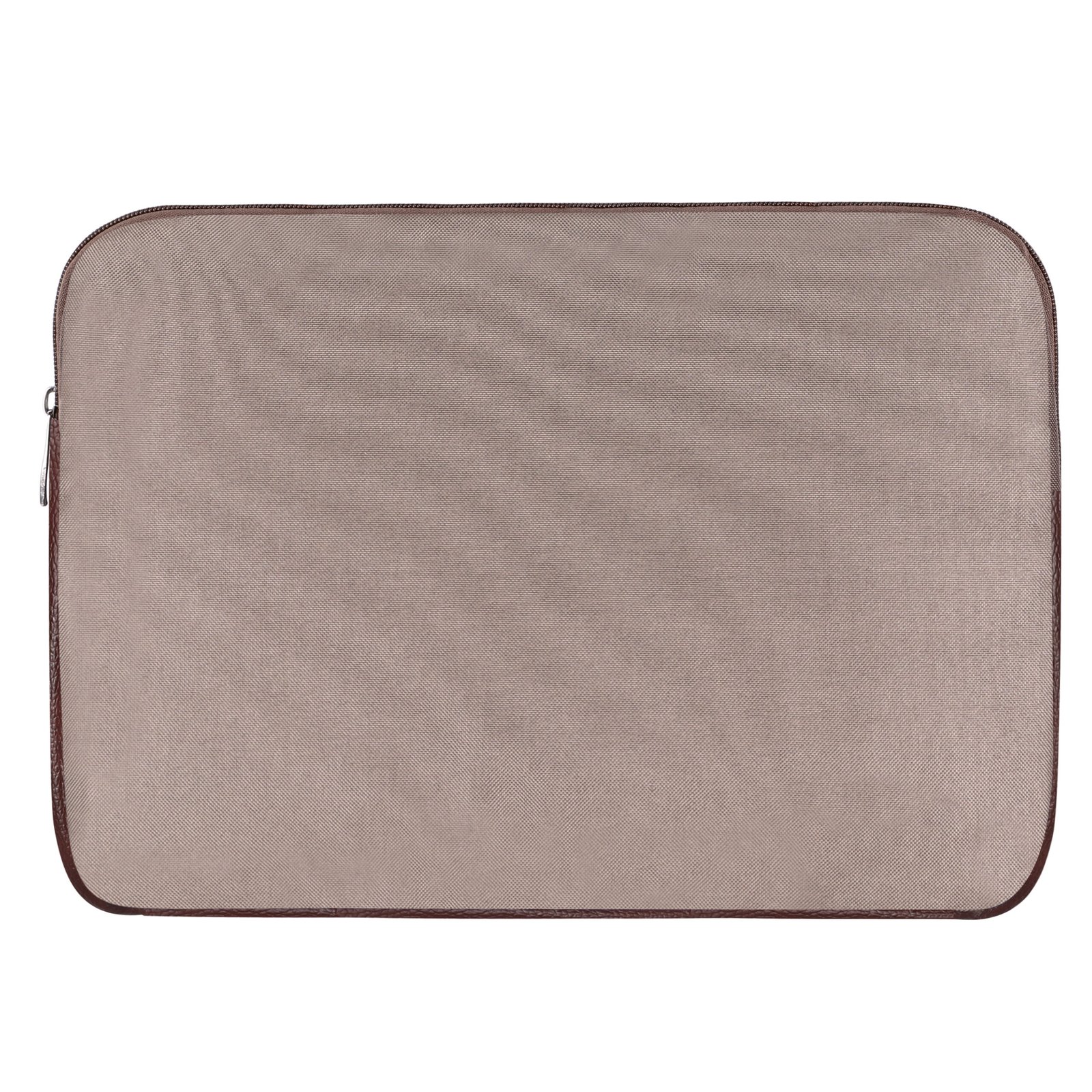 Laptop Sleeve for 15.6" - Mink Grey & Brown, Zipper, Water Repellent LS06